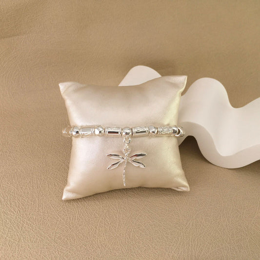 Silver Dragonfly Bracelet