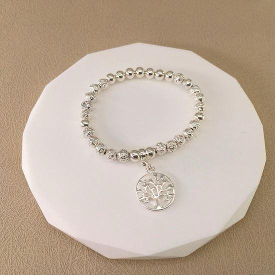 Tree of Life Silver Bead bracelet