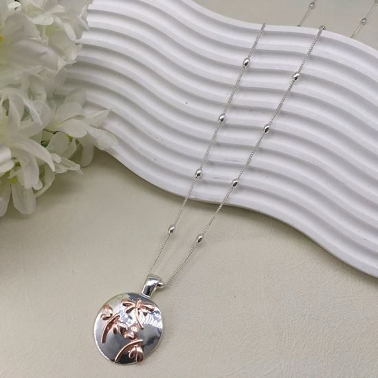 Silver Dragonfly Necklace