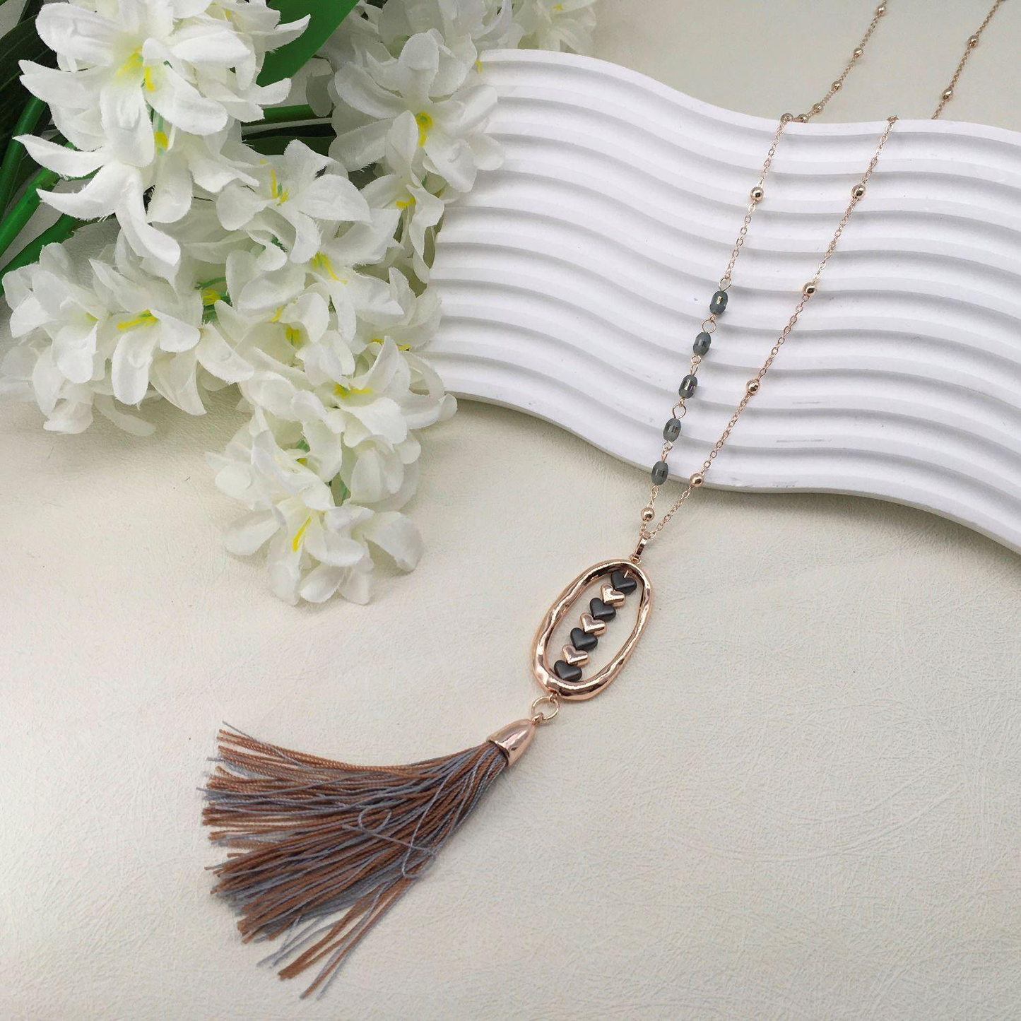 Rose Gold Love Heart Necklace