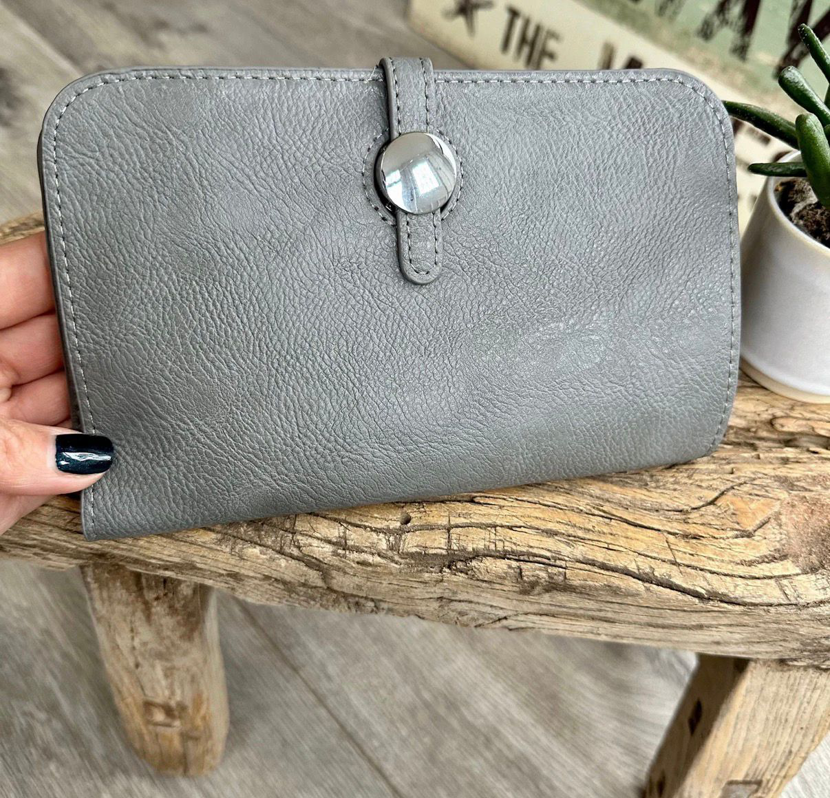 Faux Leather Women's Purse