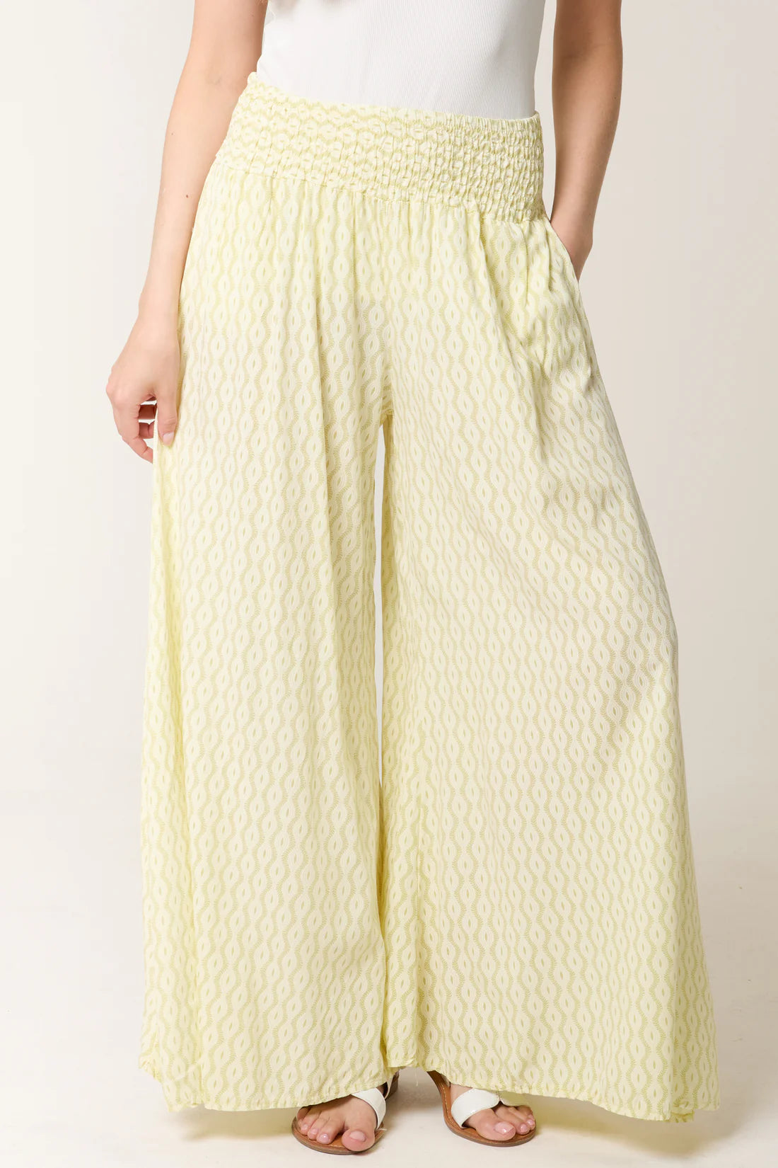 Floral Mandala Wide Leg Culottes