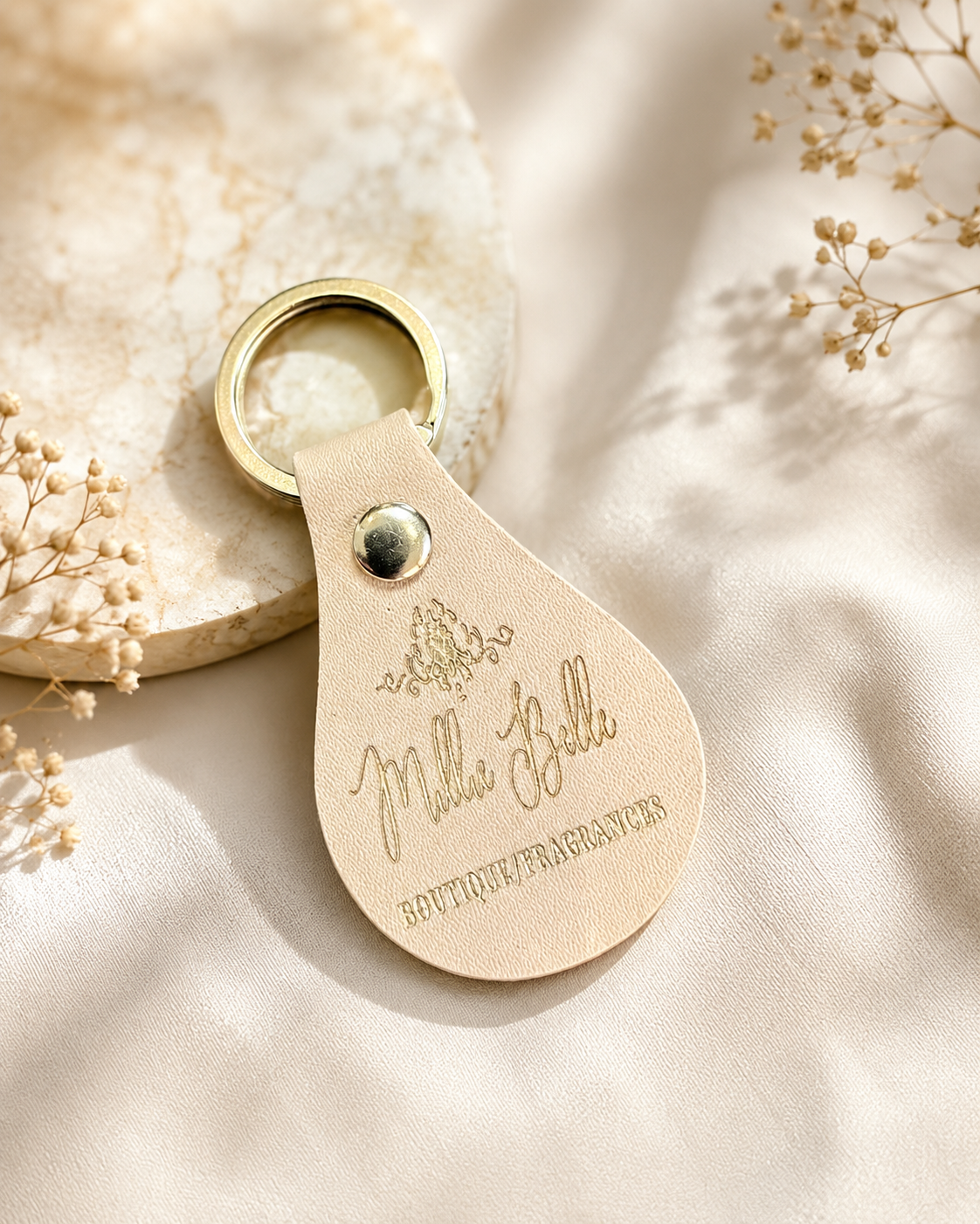 Millie Belle Boutique Leather Keyring