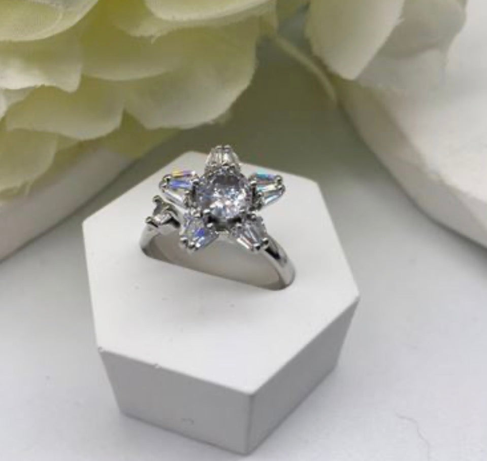 Flower Spinner Anxiety Ring
