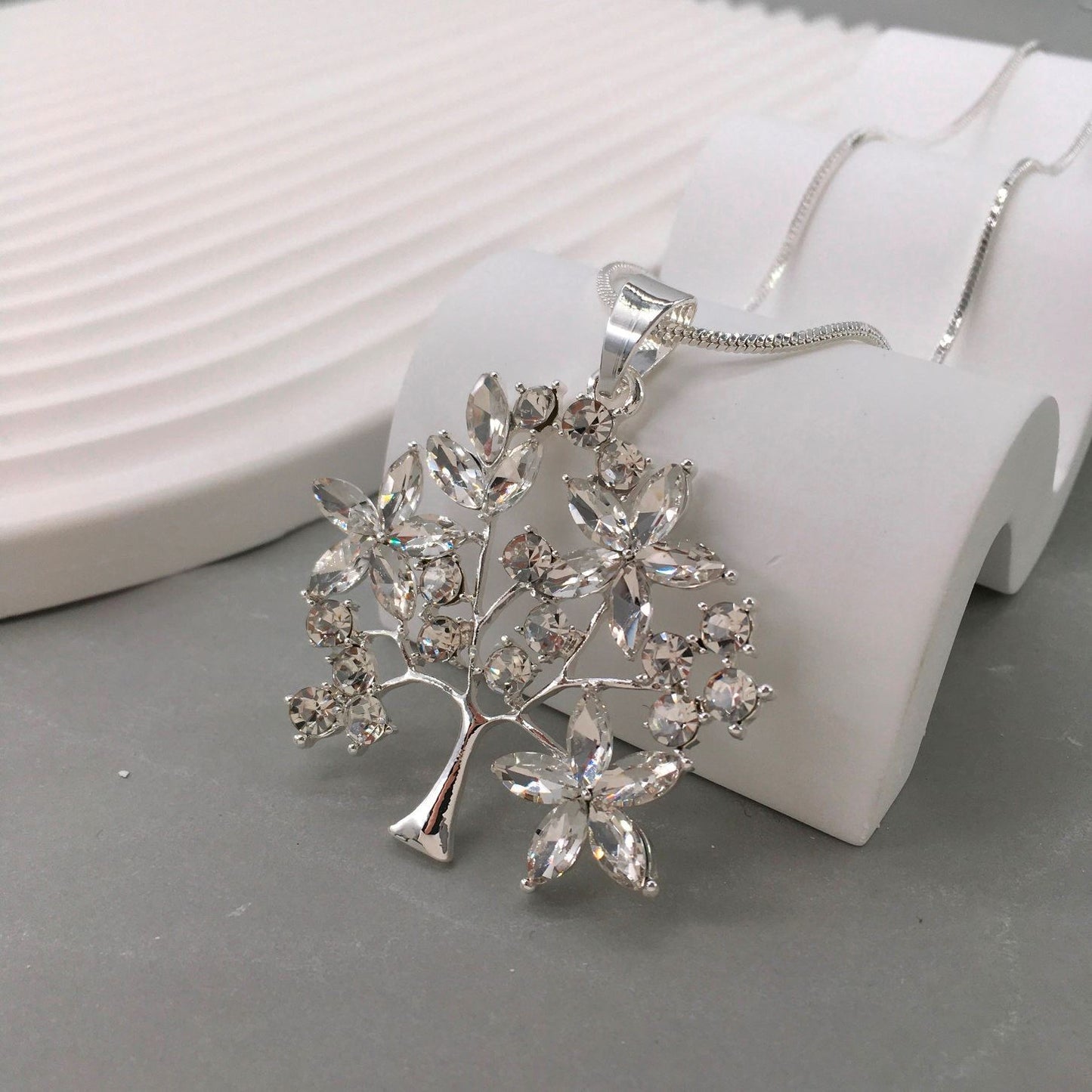 Crystal Tree of Life Necklace