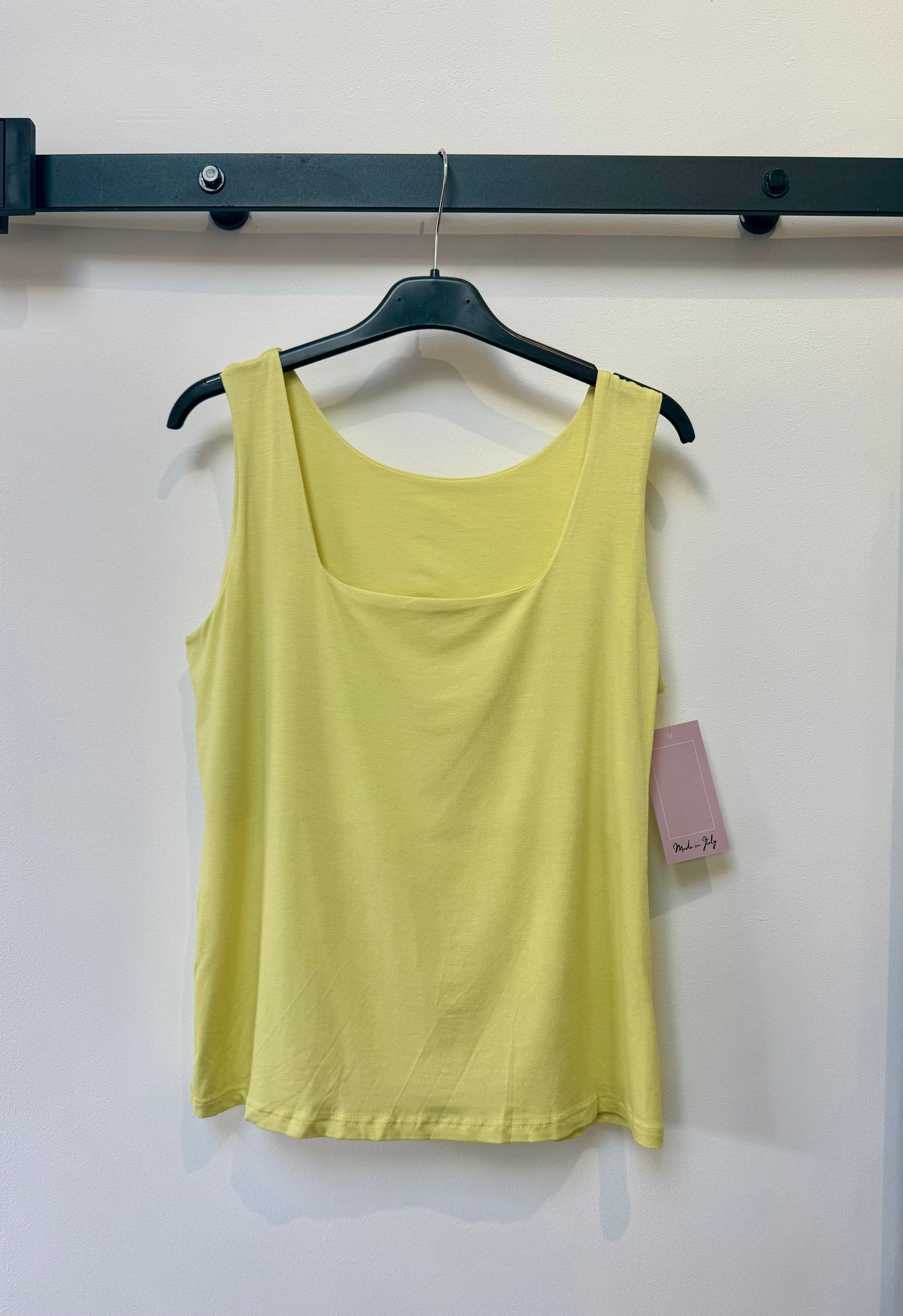 Partially Lined Viscose Vest Top