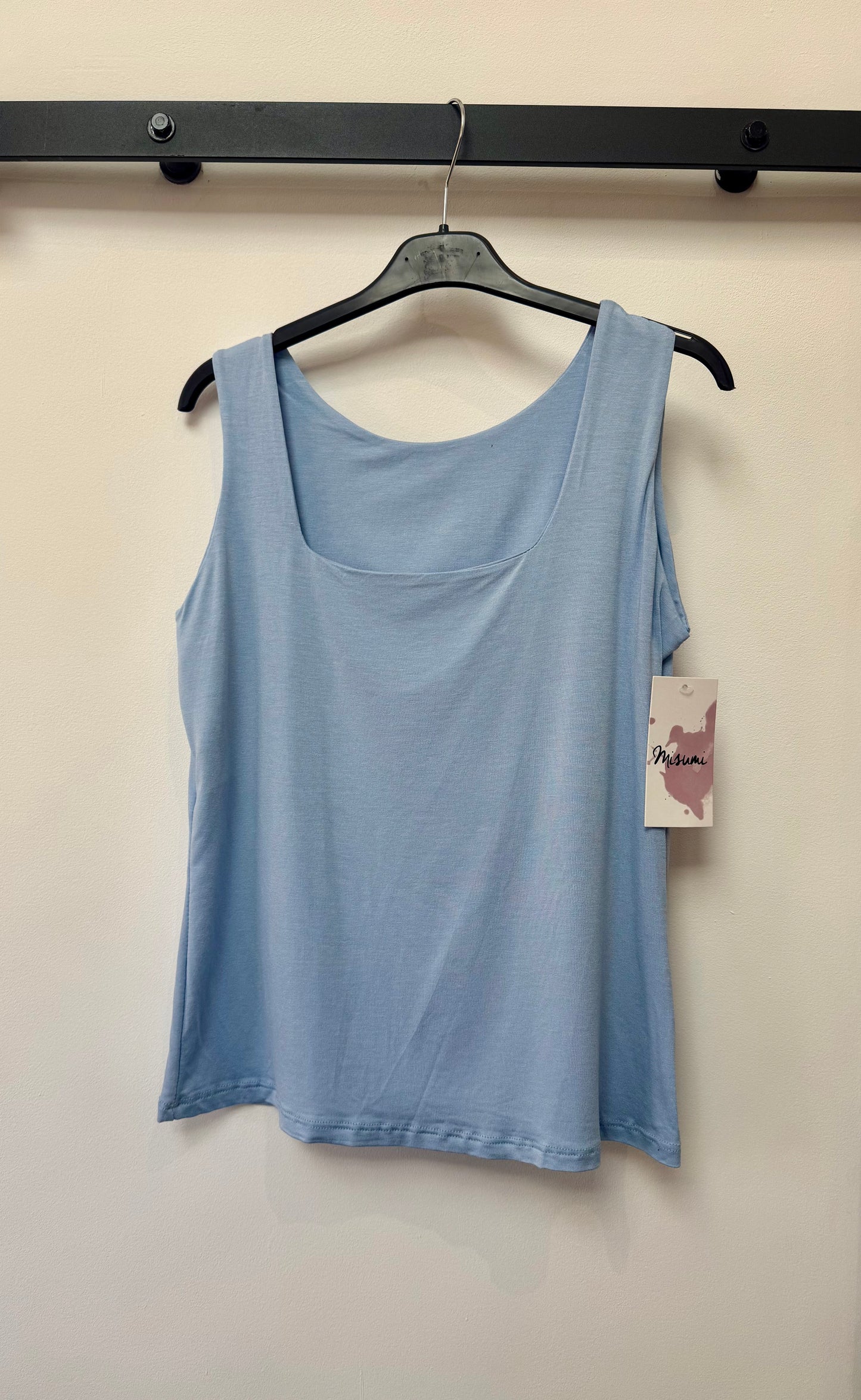 Partially Lined Viscose Vest Top
