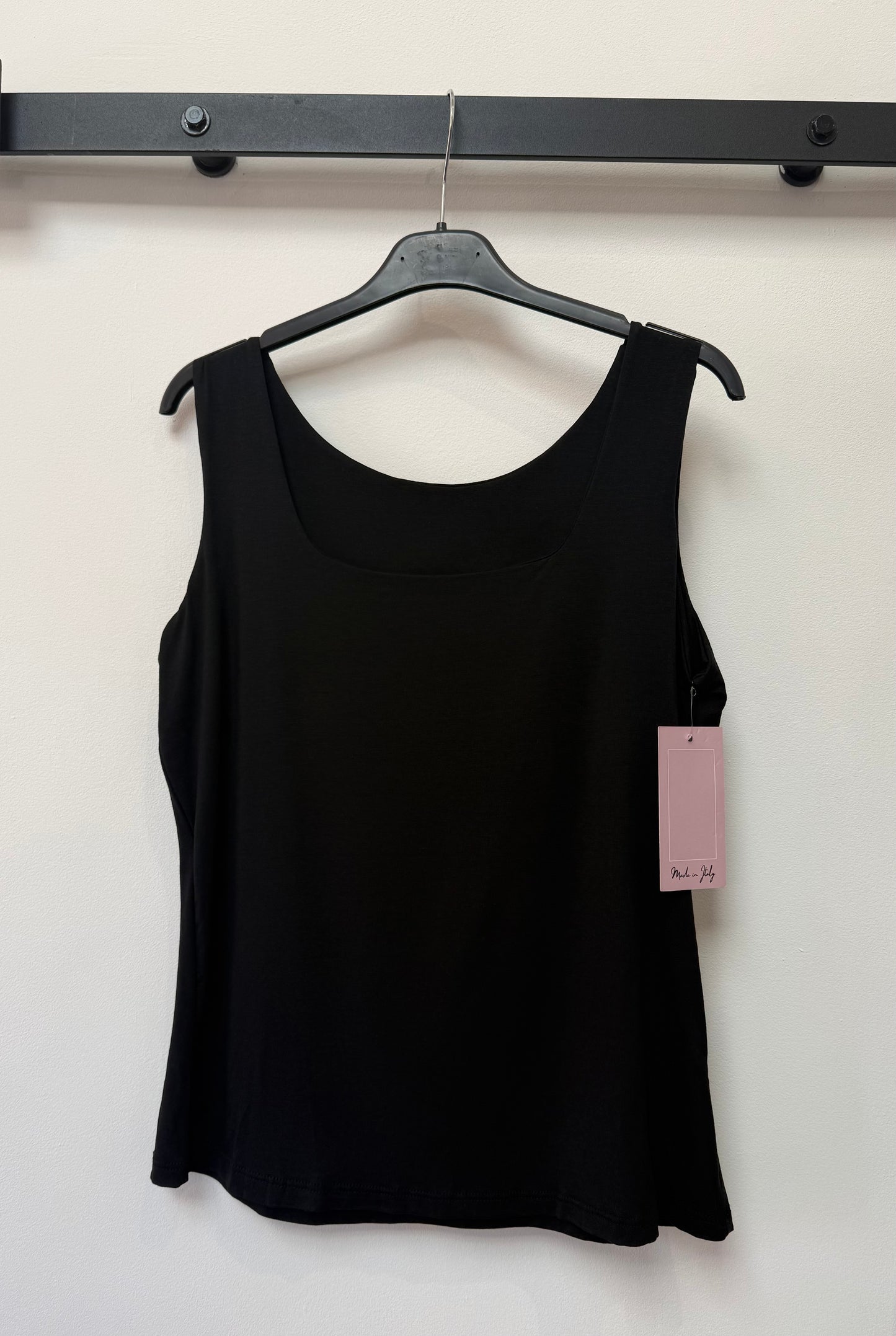 Partially Lined Viscose Vest Top