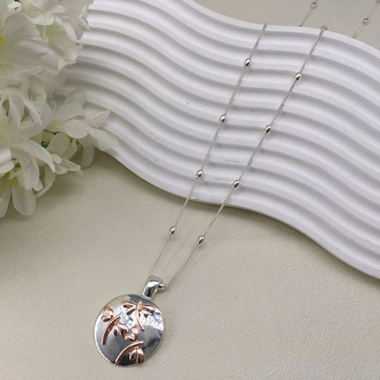 Silver Dragonfly Necklace